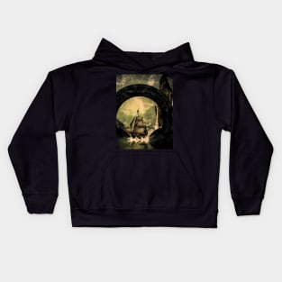 Ship in the night Kids Hoodie